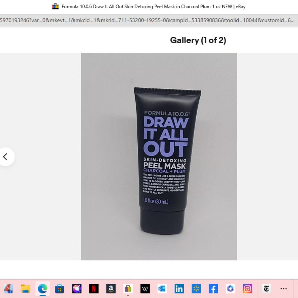 Formula 10.0.6 Draw It Out Skin-Detoxing Peel Mask